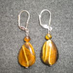 boucles d&rsquo;oreilles oeil de tigre