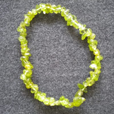 bracelet baroque péridot