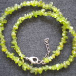 collier baroque péridot