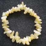 bracelet baroque jade jaune