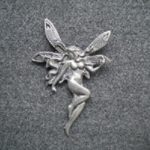 elfe de la séduction pendentif en étain