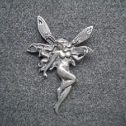 elfe de la séduction pendentif en étain