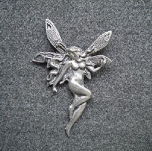 elfe de la séduction pendentif en étain