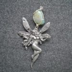 elfe de la séduction en étain et aventurine