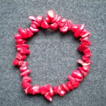 bracelet baroque corail