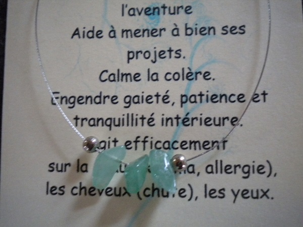 collier cable aventurine
