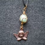 pendentif ange et quartz laiteux