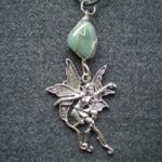pendentif elfe de la créativité et aventurine