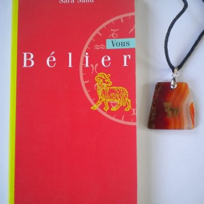 pendentif agate horoscope bélier