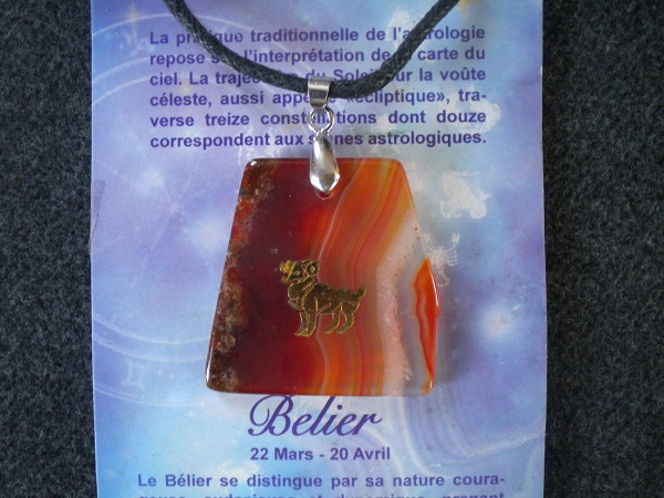 pendentif agate horoscope bélier – Image 2