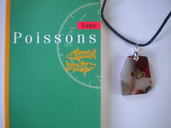 pendentif agate et horoscope poissons