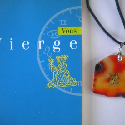 pendentif agate horoscope vierge
