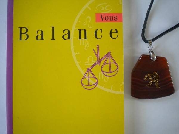 pendentif agate horoscope balance