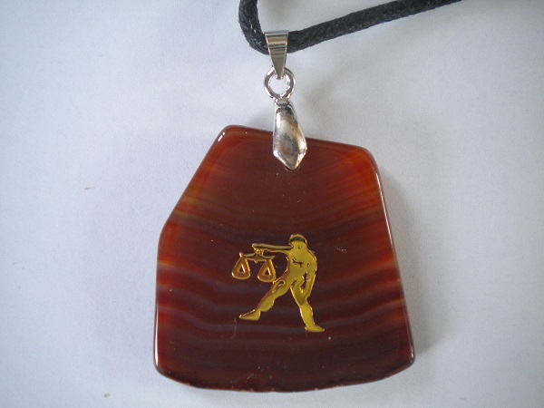 pendentif agate horoscope balance – Image 2