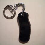 porte-clés agate noire
