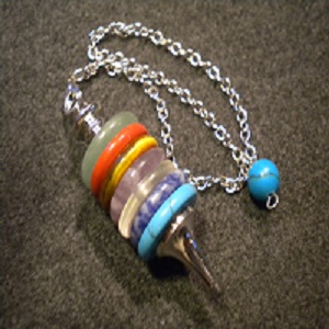 pendule 7 pierres chakras