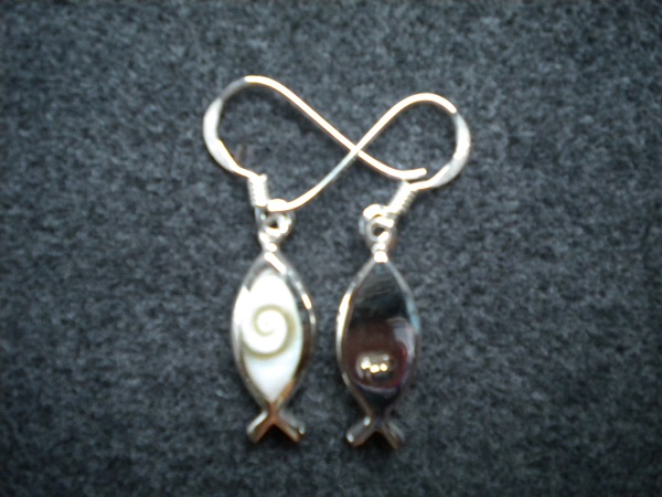 boucles d'oreilles poisson
