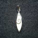 pendentif œil Ste Lucie oblongue