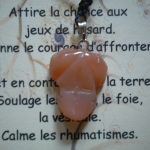pendentif grenouille cornaline