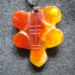 pendentif tortue cornaline