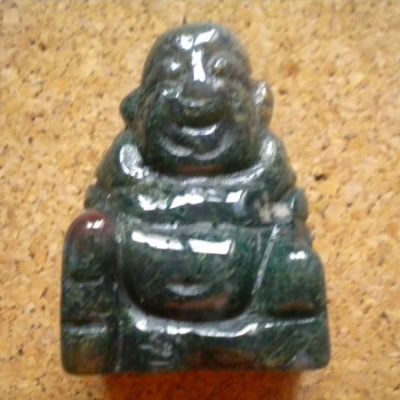 Bouddha jaspe sanguin
