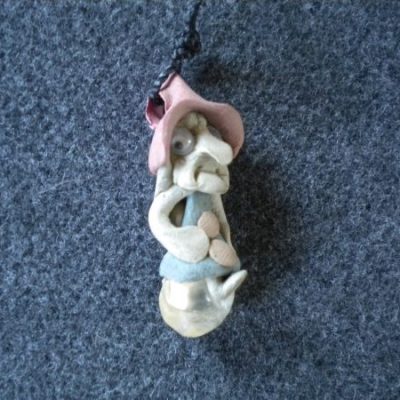 pendentif sorcière et citrine