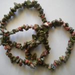 bracelet baroque unakite