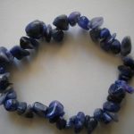 bracelet baroque lapis-lazuli