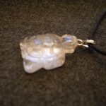 pendentif tortue cristal de roche