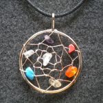 pendentif attrapeur de rêves 7 chakras