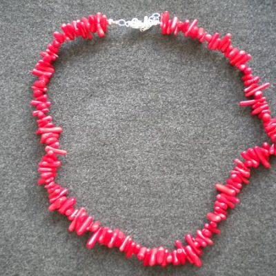 collier baroque corail