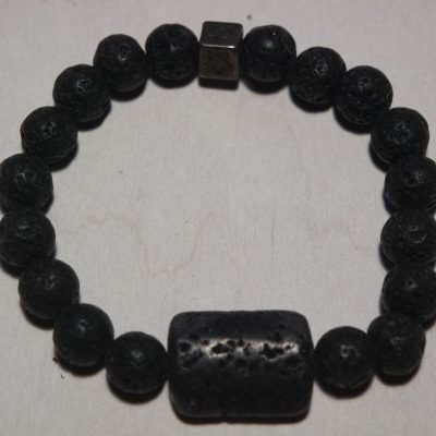 bracelet aromathérapie lave naturelle