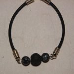 bracelet aromathérapie lave et obsidienne