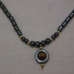 collier hématite et œil de tigre