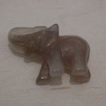éléphant quartz fumé