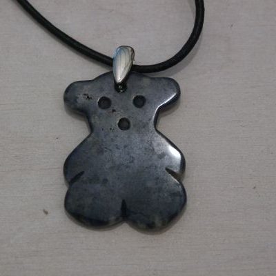 pendentif ours sodalite