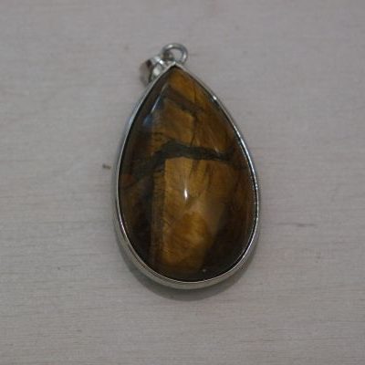 pendentif larme œil de tigre