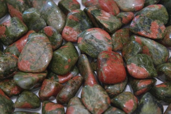 Unakite d'Afrique du Sud acceptation de soi
