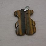 pendentif ours œil de tigre