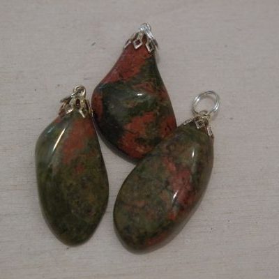 pendentif unakite
