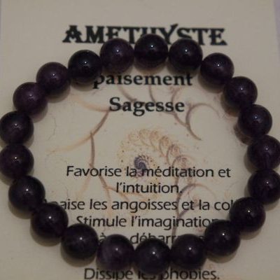bracelet pour la sérénité améthyste