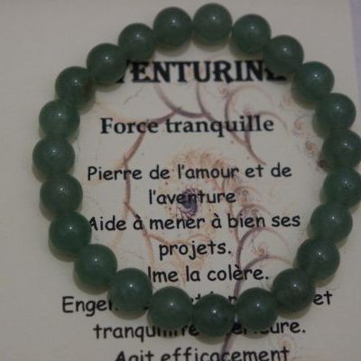bracelet pour l&rsquo;amour aventurine