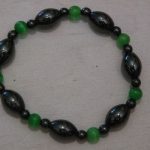 hématite et œil de chat vert