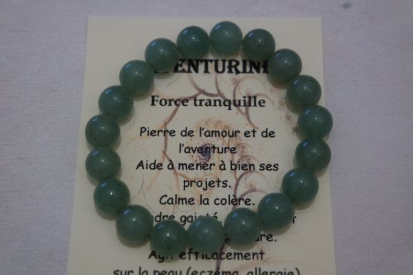 bracelet pour l'amour aventurine