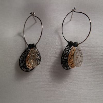 créoles dentelle et obsidienne