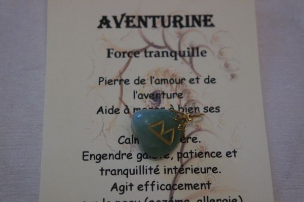 pendentif rune BERKANA pour l'accomplissement
