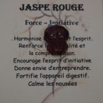 pendentif grenouille jaspe rouge