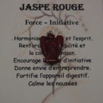 pendentif ange gardien jaspe rouge