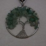 pendentif arbre de vie aventurine