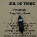 pendentif biterminé œil de tigre